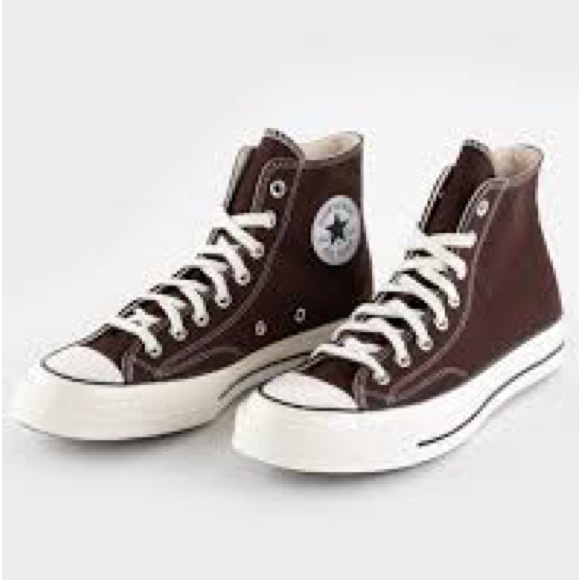 Converse Shoes - Converse Men's High-Top Sneakers in Hazelnut Brown and White